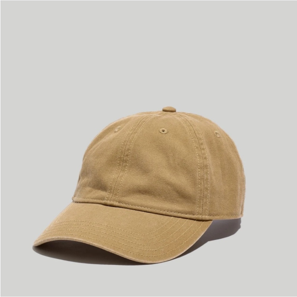 Madewell Organic Cotton Broken-In Baseball Cap in Olive Surplus One Size NWT